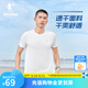 喬丹QIAODAN短袖男t恤夏季透氣吸濕速干運動跑步健身籃球T恤男體恤 喬丹白 1373 M 170