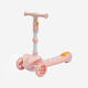 迪卡儂兒童滑板車(chē)GT500可坐三輪代步車(chē)可折疊寶寶平衡車(chē) 珍珠粉