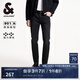 杰克·瓊斯（JACK&JONES）男裝夏季多口袋水洗YKK拉鏈日常百搭簡(jiǎn)約修身牛仔褲男褲225132082 A15黑色牛仔 常規(guī) 32 175 W32/L32