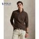 Polo Ralph Lauren 拉夫勞倫  男裝 25年秋季定制修身版棉Polo衫RL19917 200-棕色 L 偏大