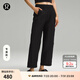 lululemon丨Utilitech? 女士 7/8 長(zhǎng)度直筒中腰長(zhǎng)褲 LW5FYZA 黑色 M