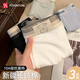 FitonTon男士內(nèi)褲男式純棉透氣10A抗菌內(nèi)襠青少年四角褲平角短褲衩3條2XL