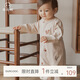 乖奇熊嬰兒純棉連體衣春秋季長袖睡衣無骨居家服寶寶哈衣爬爬服新生兒童