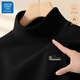 JEANSWEST LIFE真維斯保暖打底衫男新款半高領(lǐng)男生長(cháng)袖雙面德絨休閑百搭內搭男款