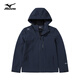 美津濃戶(hù)外夾克男女登山服鋒衣外套防風(fēng)抓絨內里衣服