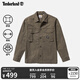添柏嵐（Timberland）官方男裝襯衫式外套戶外休閑工裝寬松|A42K5 A42K5A58/軍綠色 XL