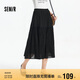 森馬（Semir）半身裙女松緊腰A字裙氣質(zhì)夏季2025拼接蕾絲波點(diǎn)長(zhǎng)裙109325120005