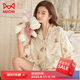 貓人【可愛印花】女士睡衣女翻領(lǐng)可外穿女生卡通少女家居服新品套裝