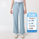 哈吉斯（HAZZYS）女裝25春PHIZ直筒闊腿牛仔褲ATDSP0CBX07 藍色BL 44(165/76A44)