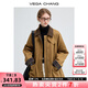 VEGA CHANG棉服女2025年冬季新款女士夾克高級(jí)感保暖棉衣夾棉外套 焦糖棕 S