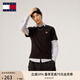 TOMMY JEANS【純色純棉】25新款夏季男裝平紋針織潮流刺繡短袖上衣T恤20322 黑色BDS M （推薦：135-150斤）