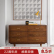 NORHOR北歐表情/中古風(fēng)復(fù)古MCM進(jìn)口/E10系列實(shí)木六斗柜/胡桃色收納柜G 140cm 現(xiàn)貨