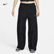 耐克（NIKE）EVERYTHING女子防曬防潑水梭織中腰長(cháng)褲秋季可束口FQ3589 010黑/白 L
