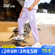 361°童裝 女童長(zhǎng)褲25夏3-14歲輕薄透氣彈力梭織長(zhǎng)褲 紫150