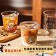 舍里韓式卡通夏季玻璃杯咖啡杯水杯家用果汁冷飲杯冰美式拿鐵牛奶杯子 躺平貓 單個入