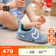 耐克（NIKE）官方男女童SWOOSH 1嬰童易穿脫運動鞋魔術(shù)貼學(xué)步鞋F(xiàn)B3244 403牛仔寶藍(lán)/白/煙灰藍(lán)/蔚藍(lán) 22