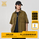 卡賓男裝山系風(fēng)短袖襯衫寬松24夏新款潮流商場同款W3242111011 橄欖綠88 L /175/50