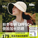 蕉下（beneunder）遮陽帽女棒球帽子男大帽檐防曬帽全臉遮陽鴨舌帽太陽帽25秋新品米