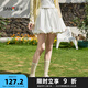 三福短裙2025夏季甜美花苞擺寬松蓬蓬裙半身短裙女裝498364 米白色 S
