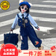 G.DUCKKIDS小黃鴨女童套裝春秋朱迪兔子警官衣服中小大兒童cos服裝三件套潮 三件套 150 cm