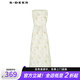 S.DEER圣迪奧女裝圓領(lǐng)印花無袖吊帶兩件套連衣裙S242Z12N2 淺紅棕/49 M 165