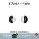翡拉拉（fellala）【禮物】原創(chuàng)設(shè)計點墨系列仿珍珠耳環(huán)簡約大氣時尚耳釘女送女友 點墨系列（耳環(huán)）