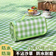 麥舒特全新野餐墊戶(hù)外防潮墊加厚防水布春游野炊帳篷墊沙灘郊游露營(yíng)墊子 小綠格100*150cm(可圍坐1-3人)