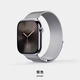 斯蘭樂(lè )適用iwatch10表帶S9蘋(píng)果S8手表S10米蘭尼斯Applewatch9金屬SE智能8男S7腕帶磁吸7高級ultra2女運動(dòng) 【單磁吸熱銷(xiāo)款】銀色 iwatch1/2/3是42MM表盤(pán)