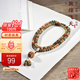乘鯉菩提手串敦煌飛天菩提綠色國風(fēng)經(jīng)典新年禮物9*12mm
