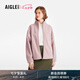 AIGLE艾高抓絨衣經(jīng)典款POLARTEC戶外保暖上衣舒適全拉鏈外套女士 木粉色 BE721 L (170/92A)