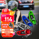恒疆A30騎行防水對講頭盔藍牙耳機摩托車(chē)機車(chē)外賣(mài)騎手全盔半盔長(cháng)續航 【入門(mén)款】A30軟麥45h適合全盔