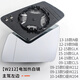 適用奔馳C180 B200 E200LE260LGLK300級反光鏡子倒車鏡片后視鏡片 【W(wǎng)212】主駕左邊：電加熱白鏡
