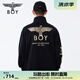 BOY LONDON【黑執(zhí)事】春男女同款黑色潮酷針織外套N12801 黑色 XS