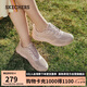 斯凱奇（SKECHERS）七夕禮物女鞋夏季透氣運(yùn)動(dòng)鞋網(wǎng)面健步鞋軟底輕便休閑跑步鞋32509