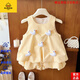 G.DUCKKIDS品牌高檔夏季新款女童套裝女寶無(wú)袖甜美風(fēng)連衣裙兒童薄款小鴨子姐 官方旗艦套裝 均碼 80-90cm/90碼
