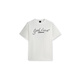 VETEMENTS藝術(shù)簽名 2025新款正品輕奢高檔端純棉100%短袖t恤男女士潮流半袖 光學(xué)白 M