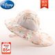 迪士尼（Disney）寶寶防曬帽子夏季薄款時(shí)尚大檐嬰兒太陽(yáng)漁夫帽女童網(wǎng)眼披肩遮陽(yáng)帽 粉色KSDD網(wǎng)花果披肩帽 參考7個(gè)月-4歲 x 頭圍44-52cm