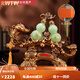 RWTW琉璃玉福祿如意葫蘆擺件家居客廳酒柜裝飾品新家喬遷賀壽禮品 琉璃玉福祿吉祥葫蘆(禮盒裝）
