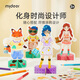 彌鹿（MiDeer）貼紙書兒童繪畫涂色3-6歲女孩小玩具手工diy材料裝扮服裝公主換裝貼 N次貼涂鴉換裝工坊-百變甜心