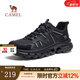 駱駝（CAMEL）新款女士休閑鞋輕便軟底簡約舒適戶外徒步鞋 G24S342016T 黑色女 37