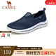 駱駝（CAMEL）健步鞋男士網(wǎng)面透氣鏤空簡約軟底運(yùn)動(dòng)休閑鞋 深藍(lán) 42