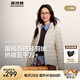波司登（BOSIDENG）25年新款短款輕薄羽絨服女90絨戶外野營登山旅游外套B250131006 秘釉色7475-25-淡系極簡風(fēng) M 165/88A 體重約110-120斤