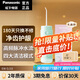 松下（Panasonic）沖牙器便攜式洗牙器脈沖水流牙線(xiàn)正畸呵護潔牙器美牙儀牙齒殺菌深度清潔生日圣誕節禮物 【脈沖水流】綠色小圓管EW-DJ33