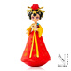 唐賦西安旅游紀(jì)念品特產(chǎn)網(wǎng)紅大唐不夜城不倒翁小姐姐擺件特色文創(chuàng)禮物 秋-唐風(fēng)不倒翁紅色