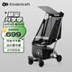 KinderKraft KK口袋推車可坐可躺遛娃神器嬰兒禮物輕便折疊高景觀溜娃車灰