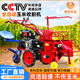 豫滎致富玉米收割機(jī)家用全自動(dòng)小型收割機(jī)單行玉米收割機(jī)四輪柴油收獲機(jī) [電啟動(dòng)]195型風(fēng)冷柴油款