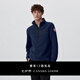 加拿大鵝（Canada Goose）Lawson 男士1/4拉鏈羊毛抓絨夾克休閑上衣 7055M 63 蔚洋藍(lán) XL