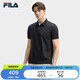 FILA 斐樂(lè )官方黃景瑜同款領(lǐng)航POLO短袖2025夏男子針織衫商務(wù)休閑T恤