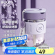物生物（RELEA）玻璃杯水杯男女咖啡杯高顏值吸管杯玻璃茶杯大學生杯子節(jié)日禮物