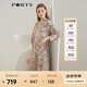 PORTS寶姿女裝 秋冬新品長(zhǎng)袖中長(zhǎng)連衣裙LL9D090LPS031 駝色 L (8)